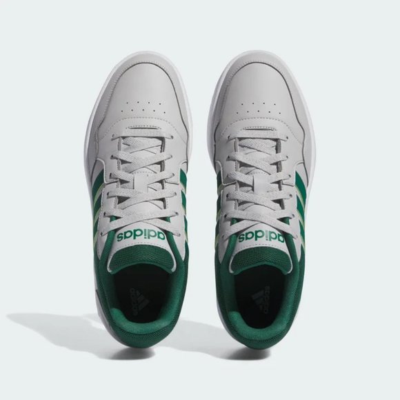 Adidas Men's Hoops 3.0 Gray & Green Low Sneakers -11.5M - New in Box - Picture 9 of 12